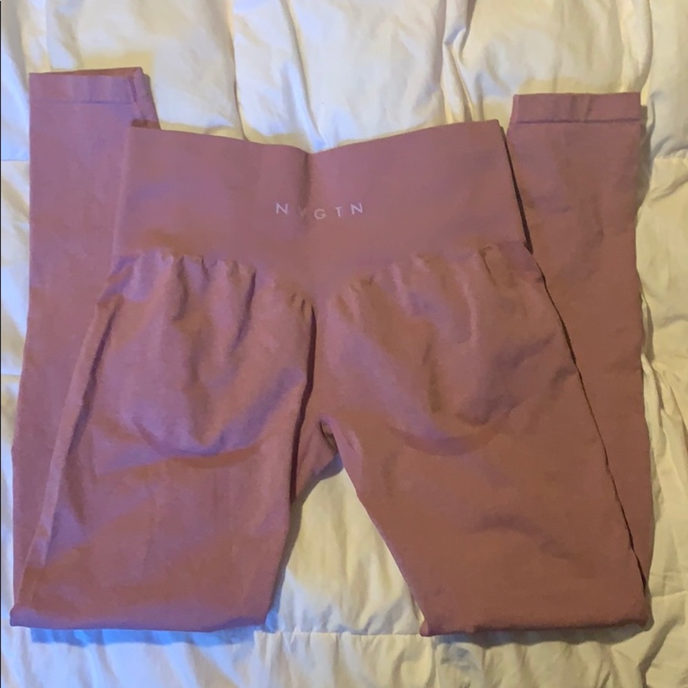 Pastel Pink Seamless Legging